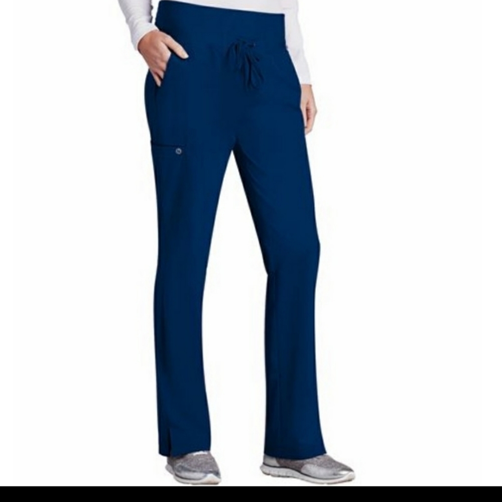 BARCO ONE KNIT WAIST DRAWSTRING CARGO SCRUB PANTS - Picture 2 of 14